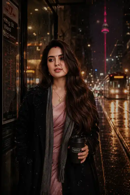 Toronto Nightlife Cinematic Portraits Prompt
