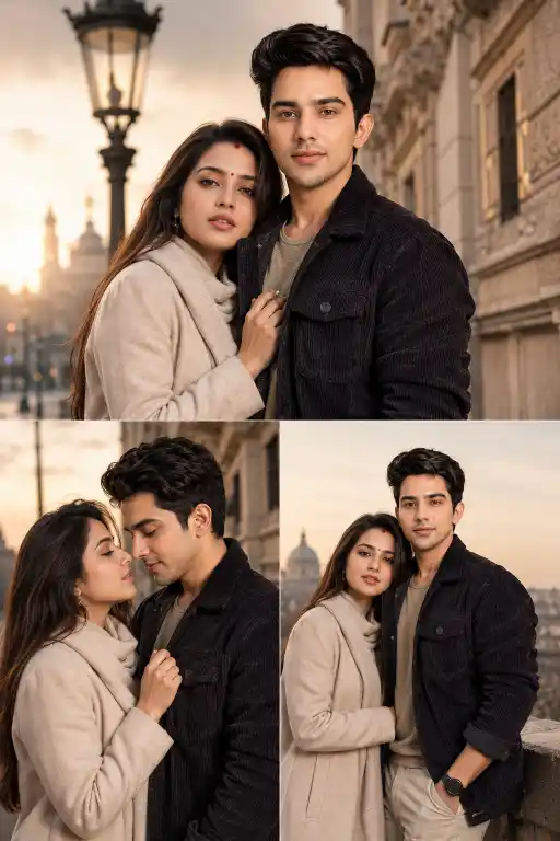 Cinematic Couple Photoshoot AI Prompt