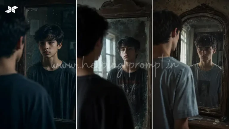 10 Cinematic Mirror Portrait Prompt for Ultra-Realistic