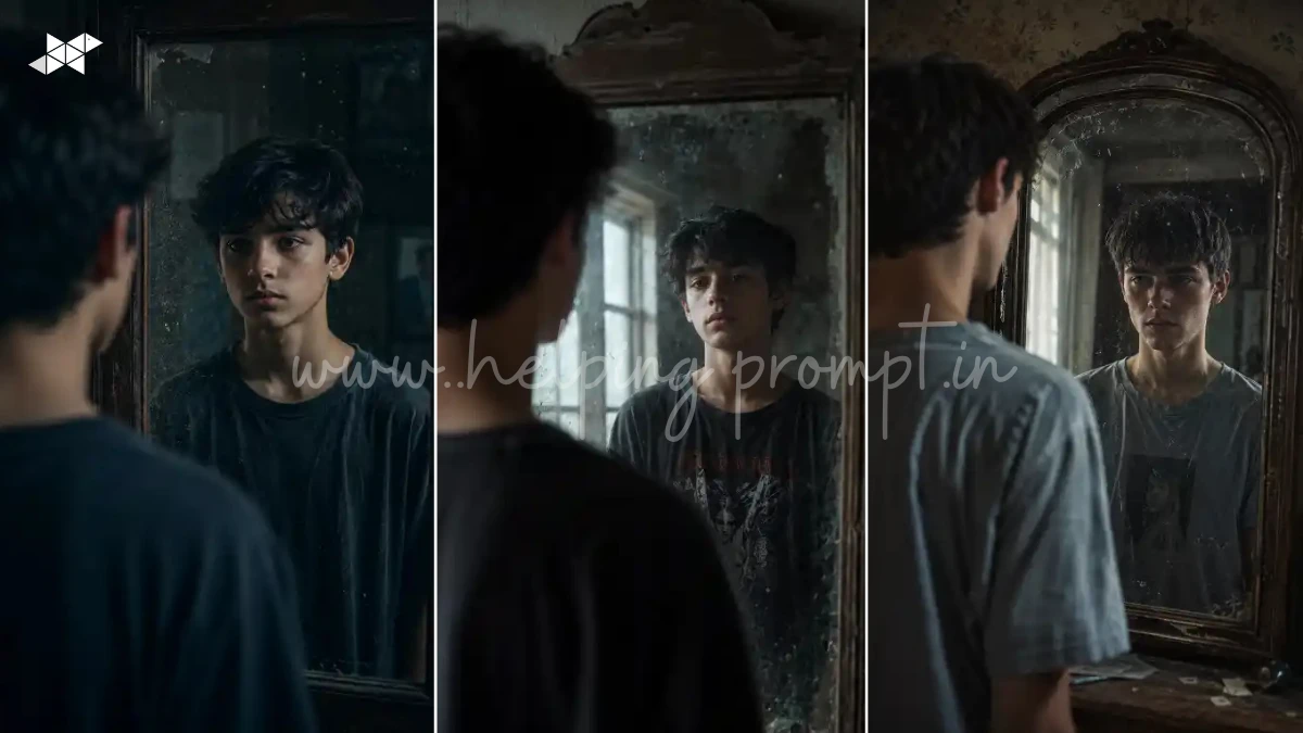 10 Cinematic Mirror Portrait Prompt for Ultra-Realistic