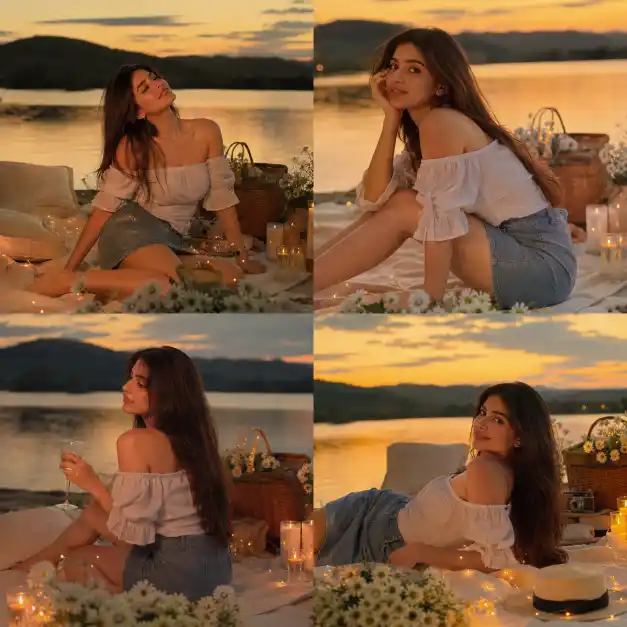 Pinterest Picnic Collage AI Prompt