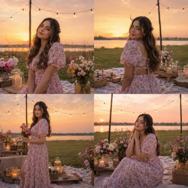 Pinterest Picnic Collage AI Prompt