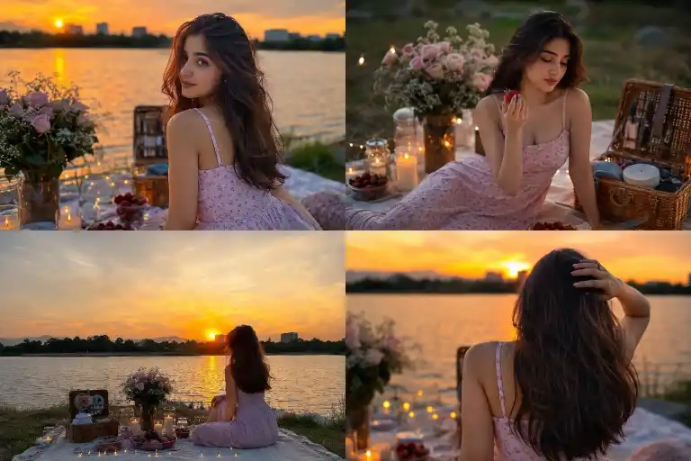 Pinterest Picnic Collage AI Prompt