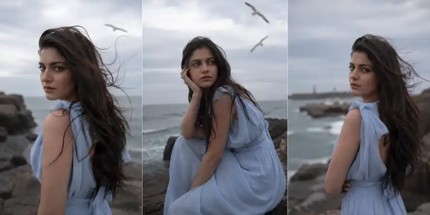 Cinematic Triptych Portrait Prompt