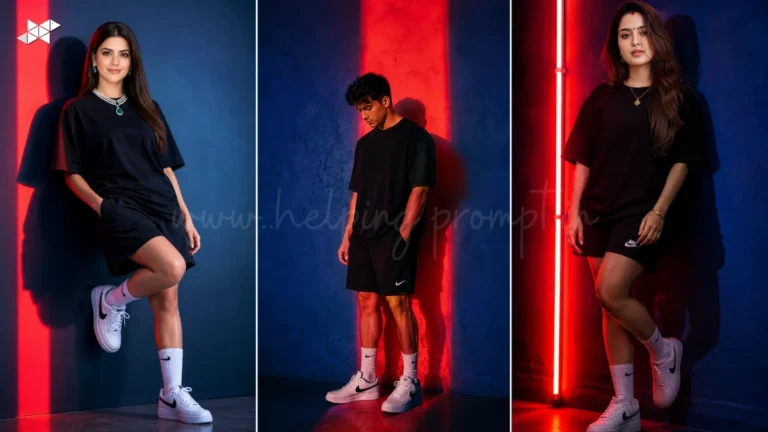 Red Light AI Portrait Prompt