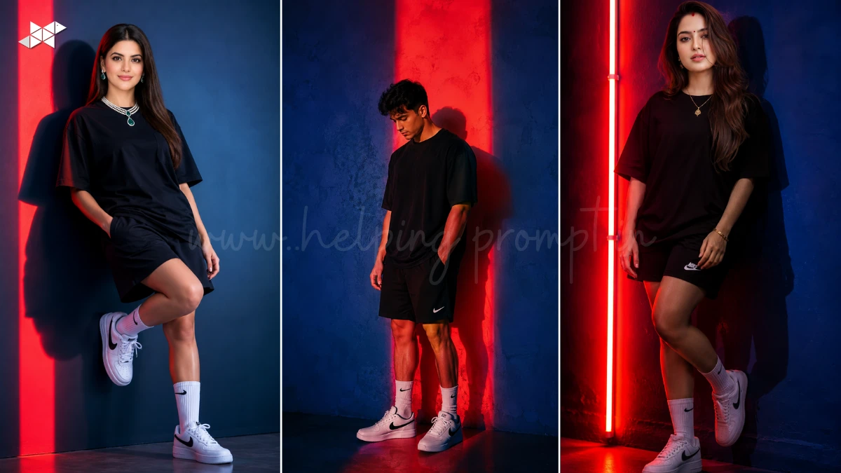 Red Light AI Portrait Prompt