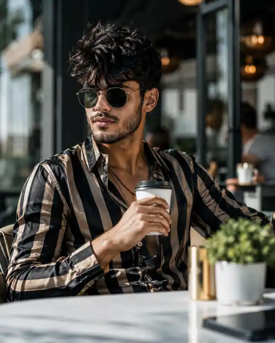 Stylish Young Men AI Prompt