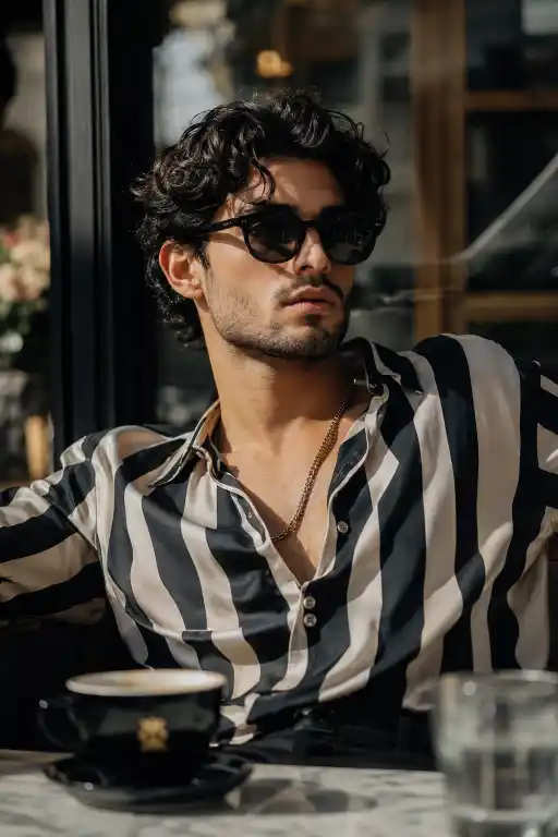 Stylish Young Men AI Prompt