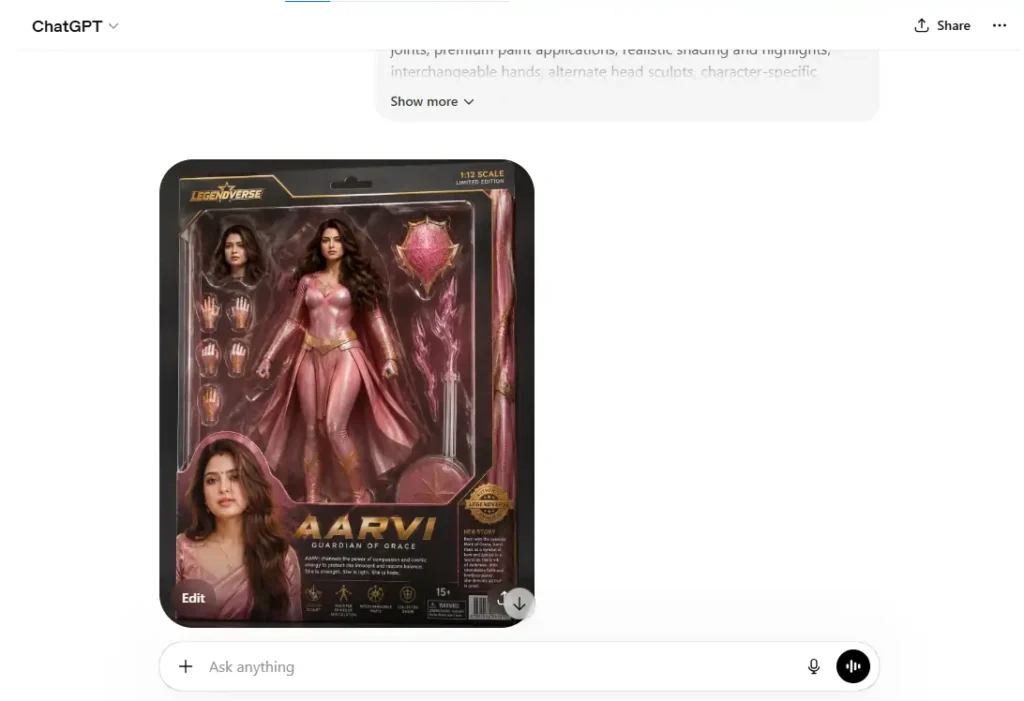 AI Action Figure & 3D Figurines prompts