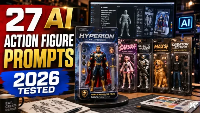 27 AI Action Figure & 3D Figurine Prompts (2026 Tested Templates)