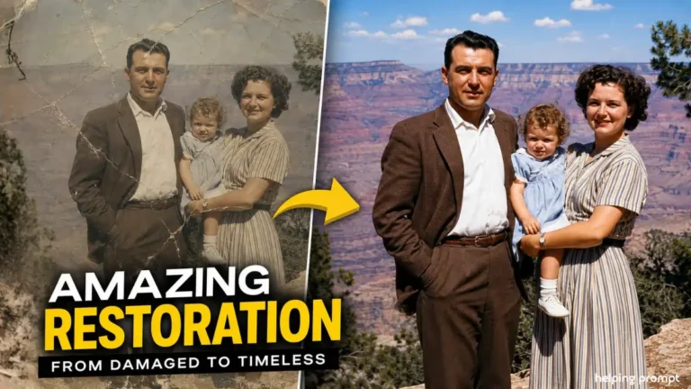 Old Photo Restoration AI Prompt