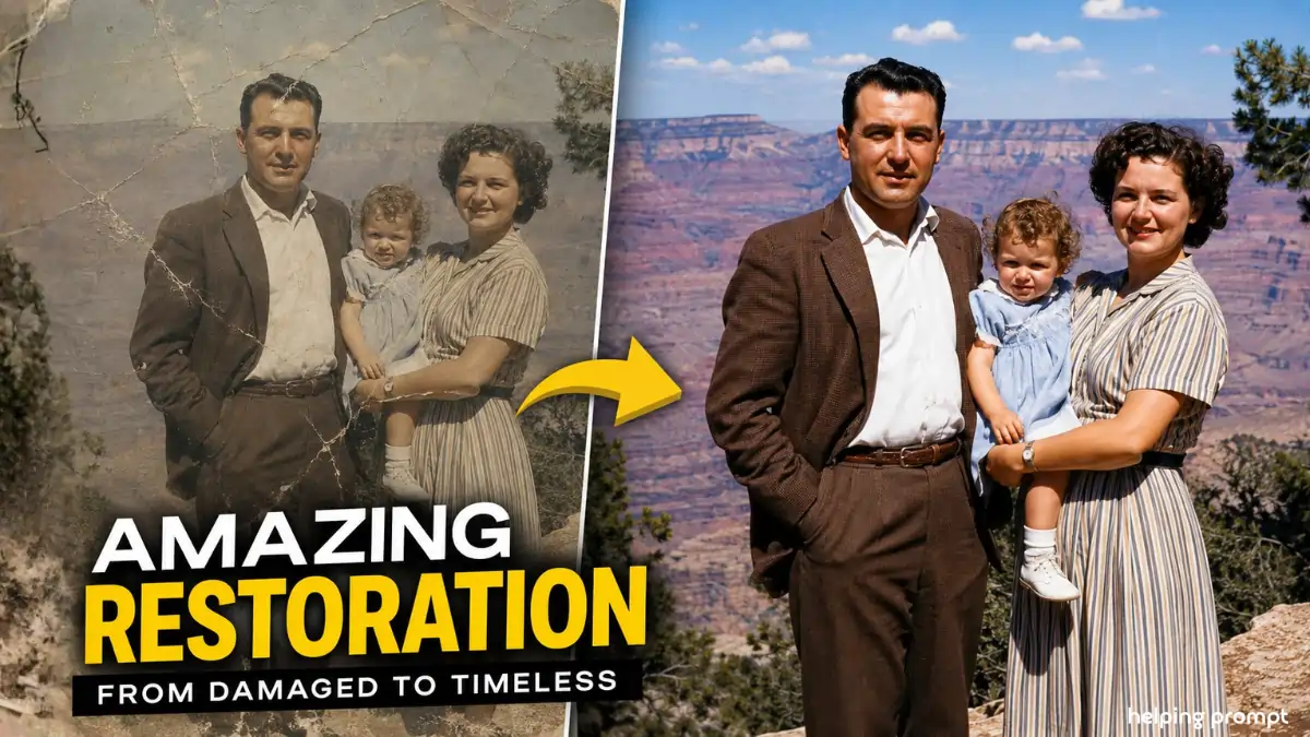Old Photo Restoration AI Prompt