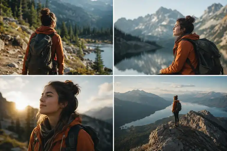 4 Frame Photo Grid AI Prompt