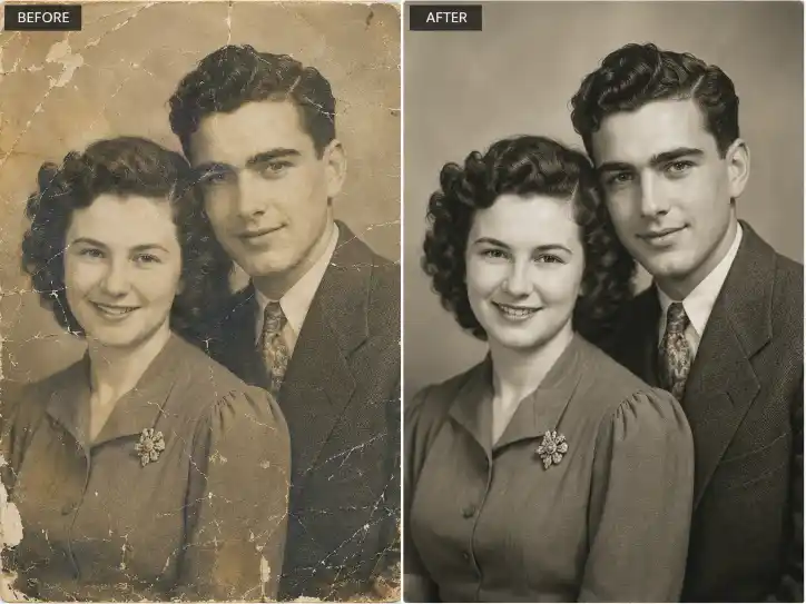 Amazing AI Photo Restoration Prompt for Historic Photo Revival