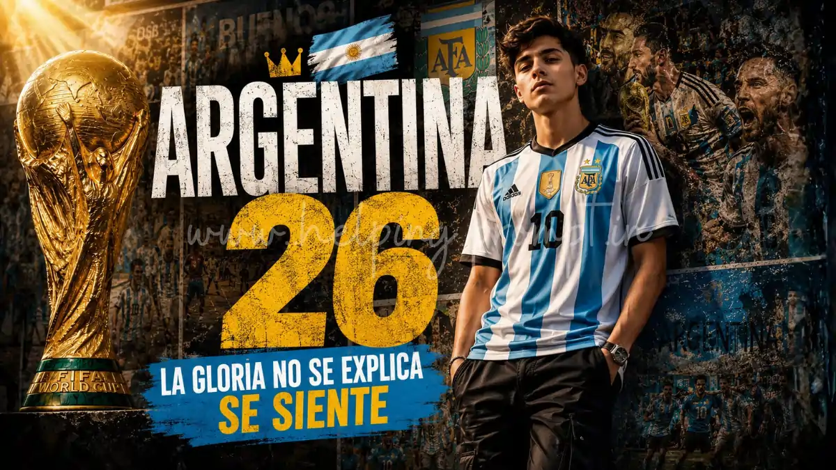 Argentina FIFA Football Poster Prompt
