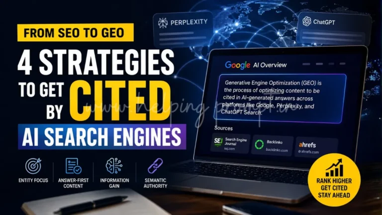 From SEO to GEO 4 Ways to Get Cited by AI Search
