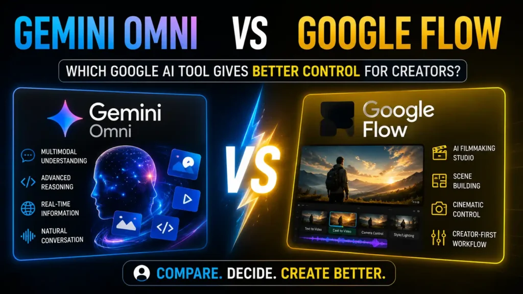 Gemini Omni vs Google Flow