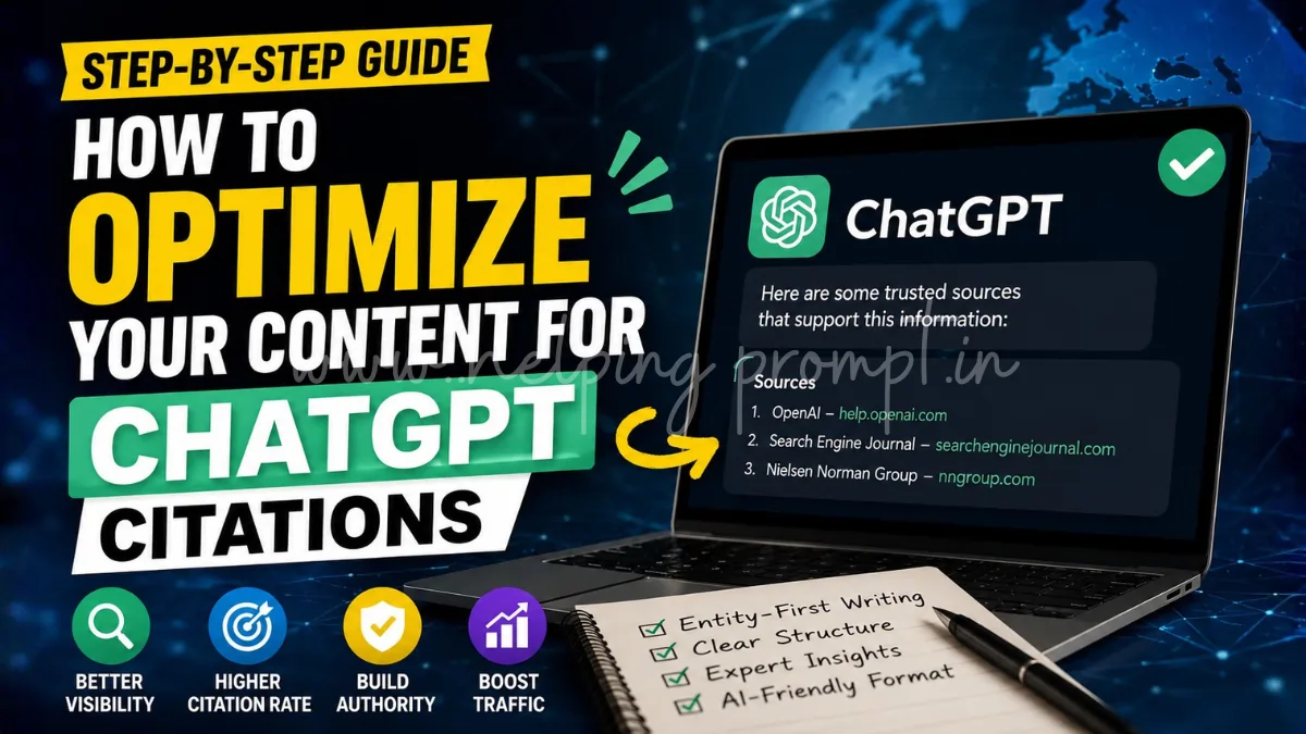 How to Optimize Your Content for ChatGPT Citations: Step-by-Step Guide ...