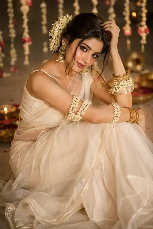 South Asian Woman Portrait Prompt 