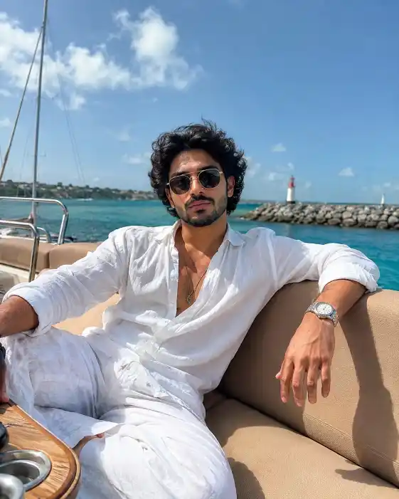 South Asian boat portrait AI Prompt