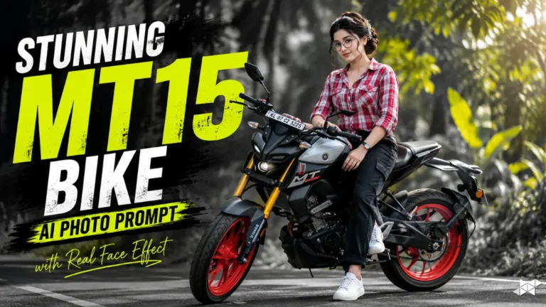 Stunning MT15 Bike AI Photo Prompt