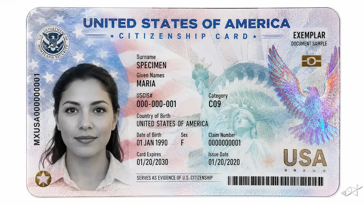 US Citizenship Card AI Prompt