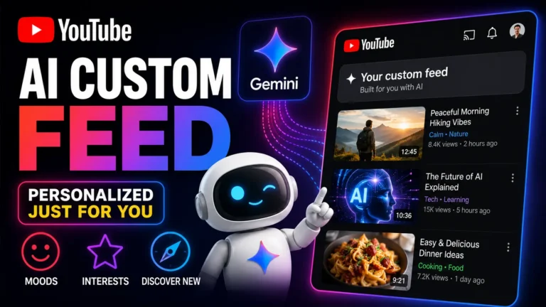 YouTube AI Custom Feed