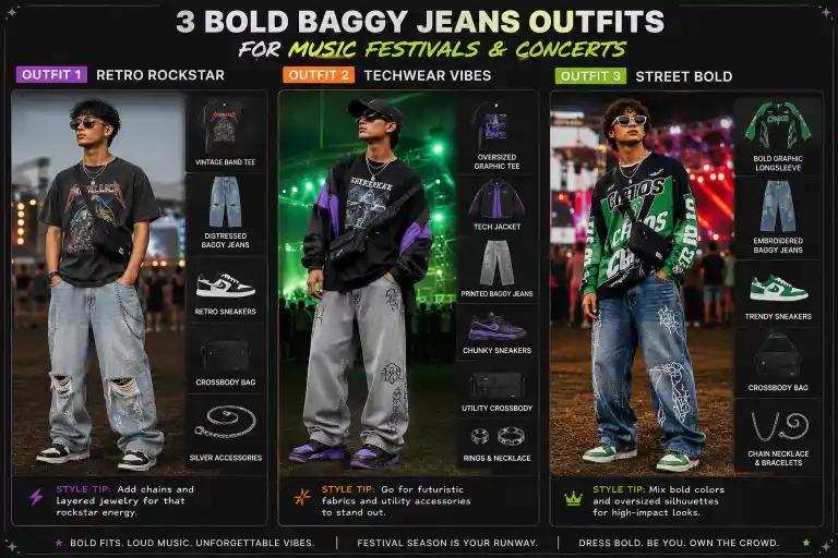 Baggy Jeans Outfit AI Prompt