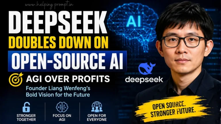 DeepSeek Open-Source AI Strategy Focuses on AGI Over Profits