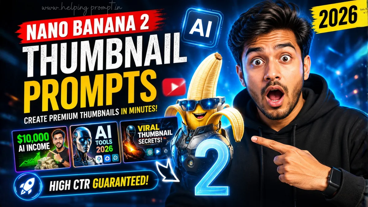 Nano Banana 2 YouTube Thumbnail Prompts