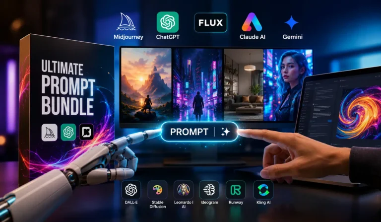 Midjourney ChatGPT & Flux AI Prompt Bundle
