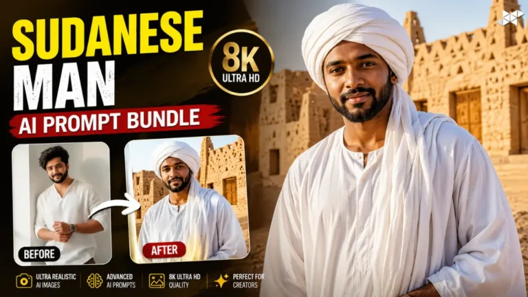 Sudanese Man AI Prompt