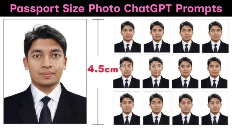 Top 5 Stylish Passport Size Photo ChatGPT Prompts for Girls