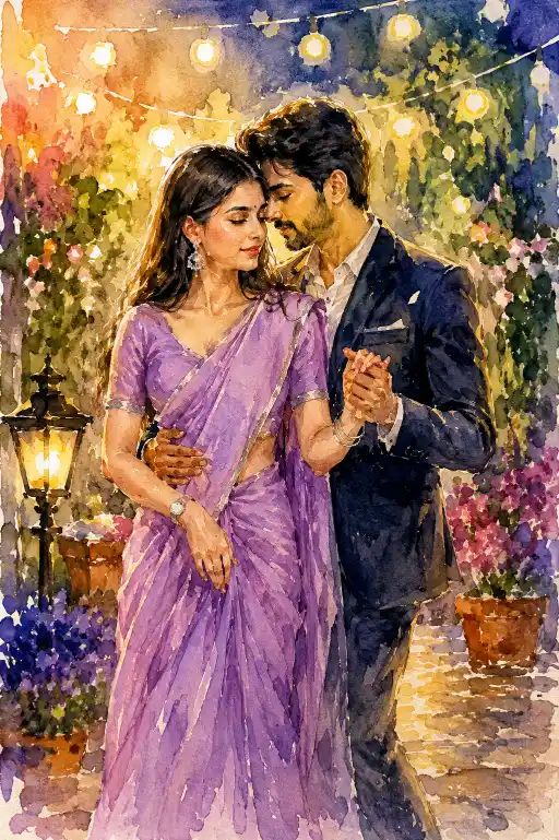 Watercolor Couple Prompt Generator