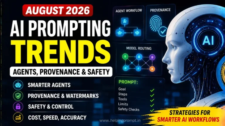 AI Prompting Trends 2026: Agents, Provenance and Safety Shift