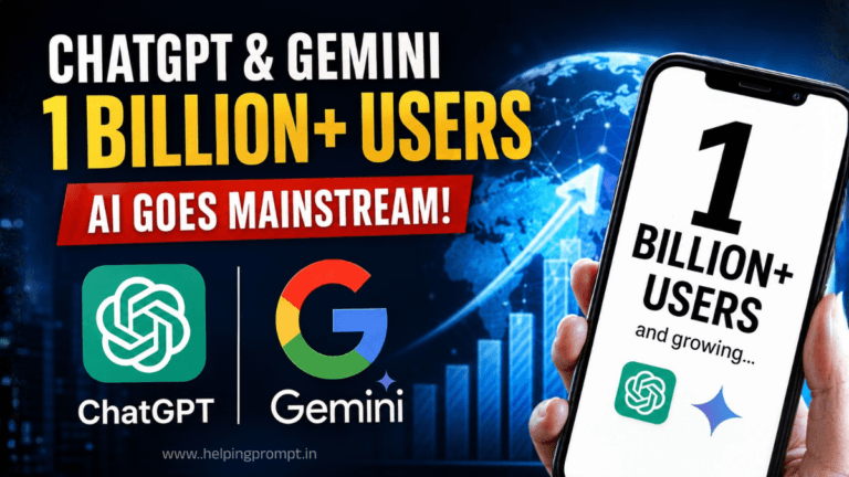 ChatGPT and Gemini 1 Billion Users: Why Prompts Now Matter