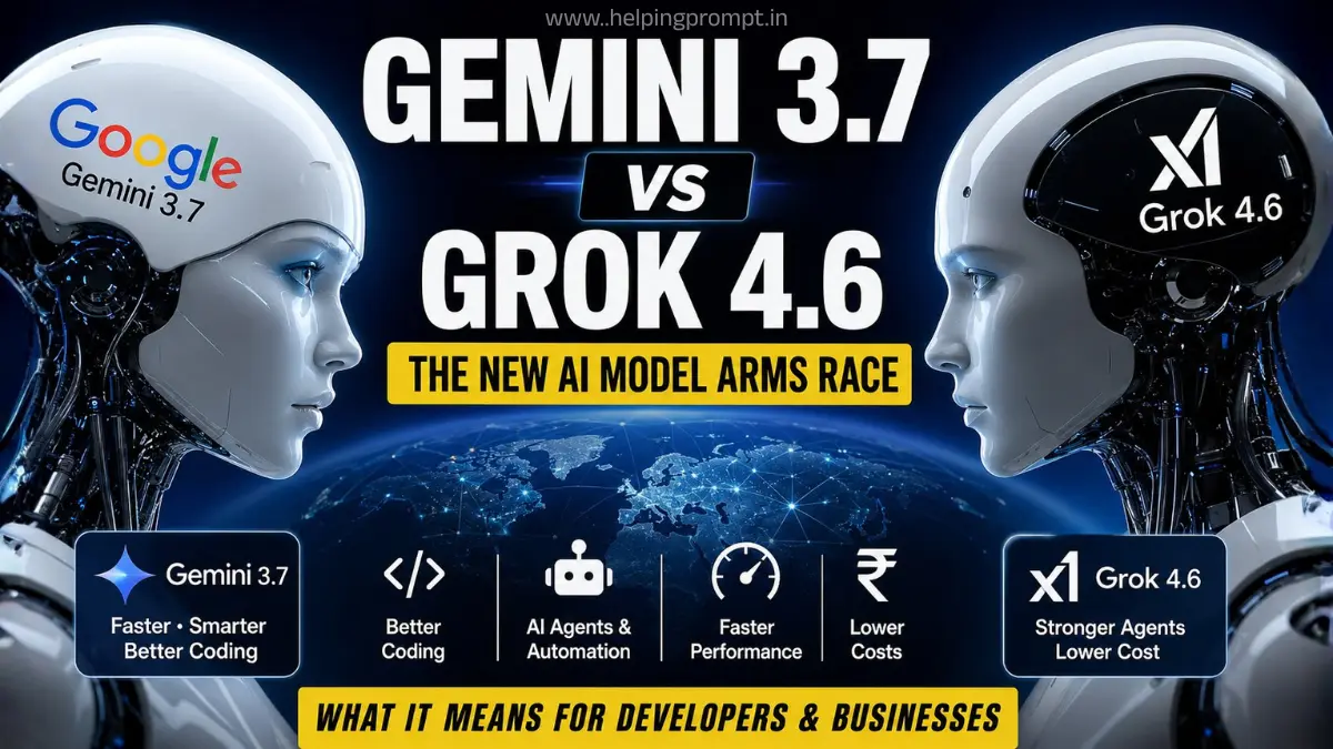 Gemini 3.7 and Grok 4.6 A New AI Model Arms Race