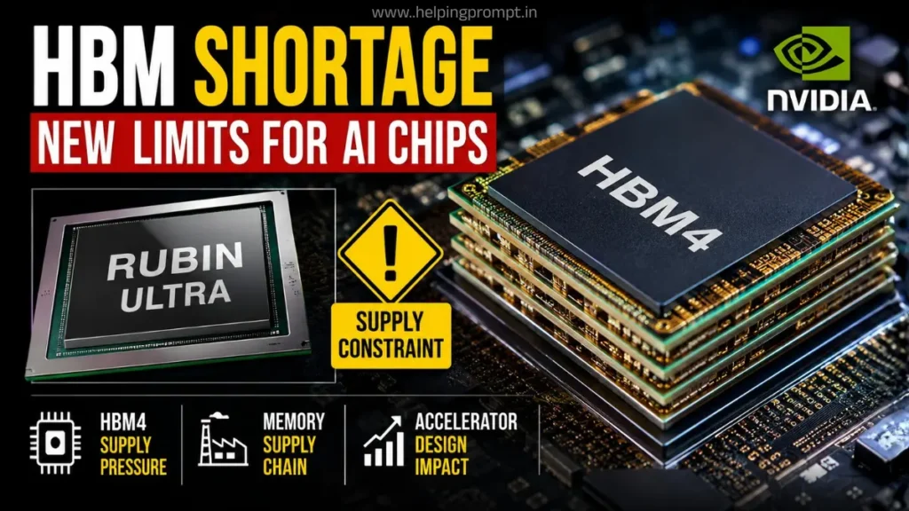 HBM Shortage Reshapes AI Chips as Rubin Ultra Faces New Limits