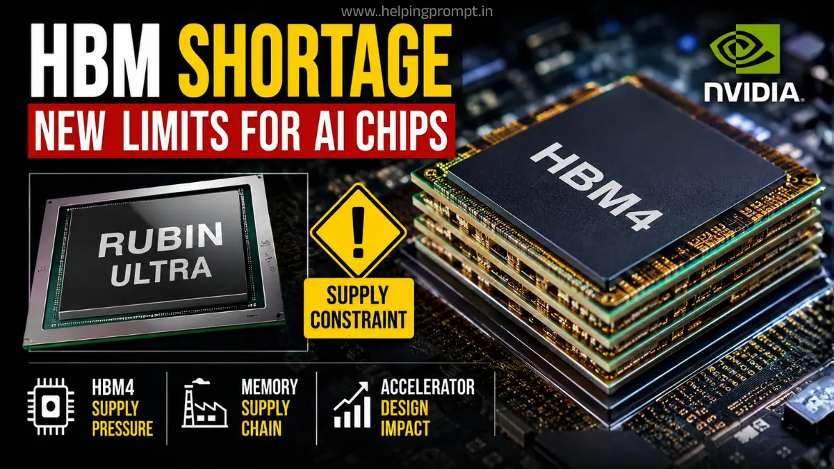 HBM Shortage Reshapes AI Chips as Rubin Ultra Faces New Limits