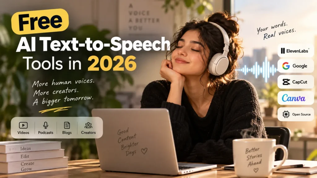 Free AI Text-to-Speech Tools in 2026 What’s Changing
