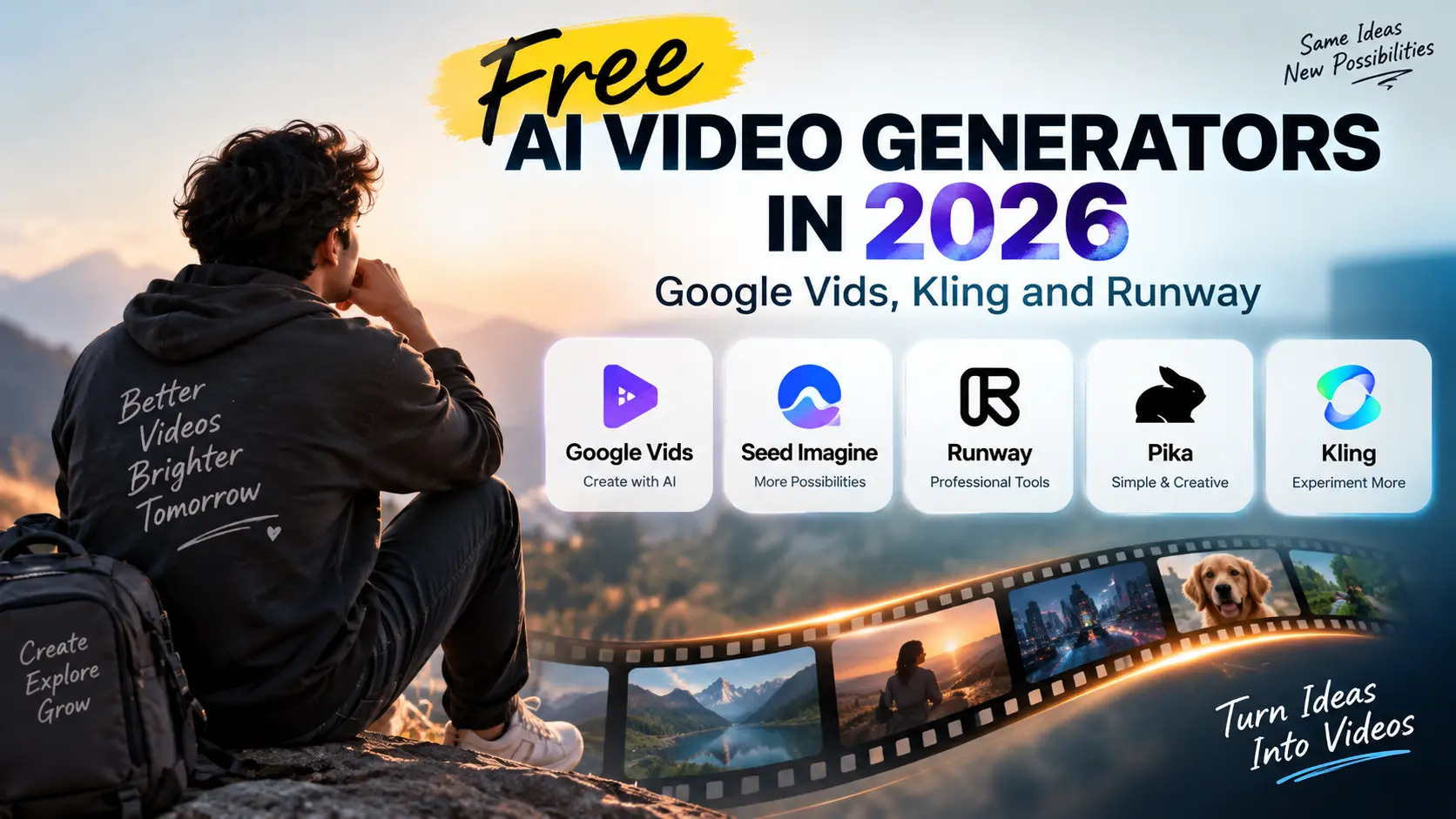 Free AI Video Generators in 2026 Google Vids, Kling and Runway